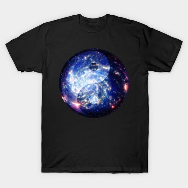 The Yin Yang Energy Swirl T-Shirt by Bluepress